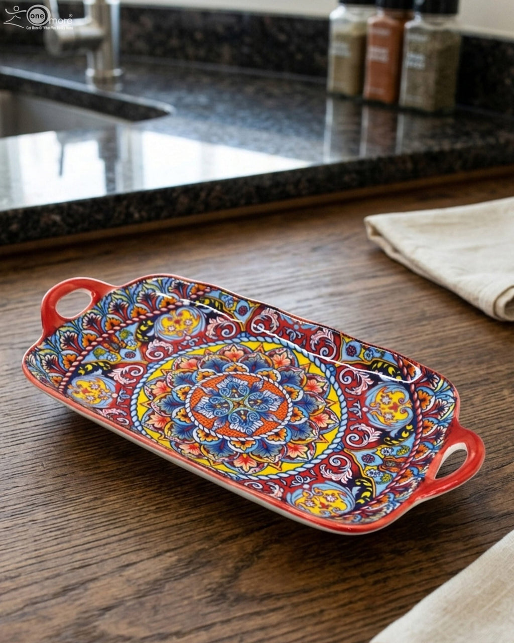 Handcrafted Marakish Ceramic Serving Dish