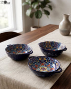 Marakish Ceramic Double Handle Bowl