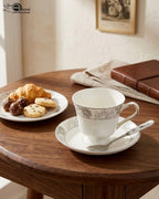 Elegant Floral Super Bone China Cup & Saucer