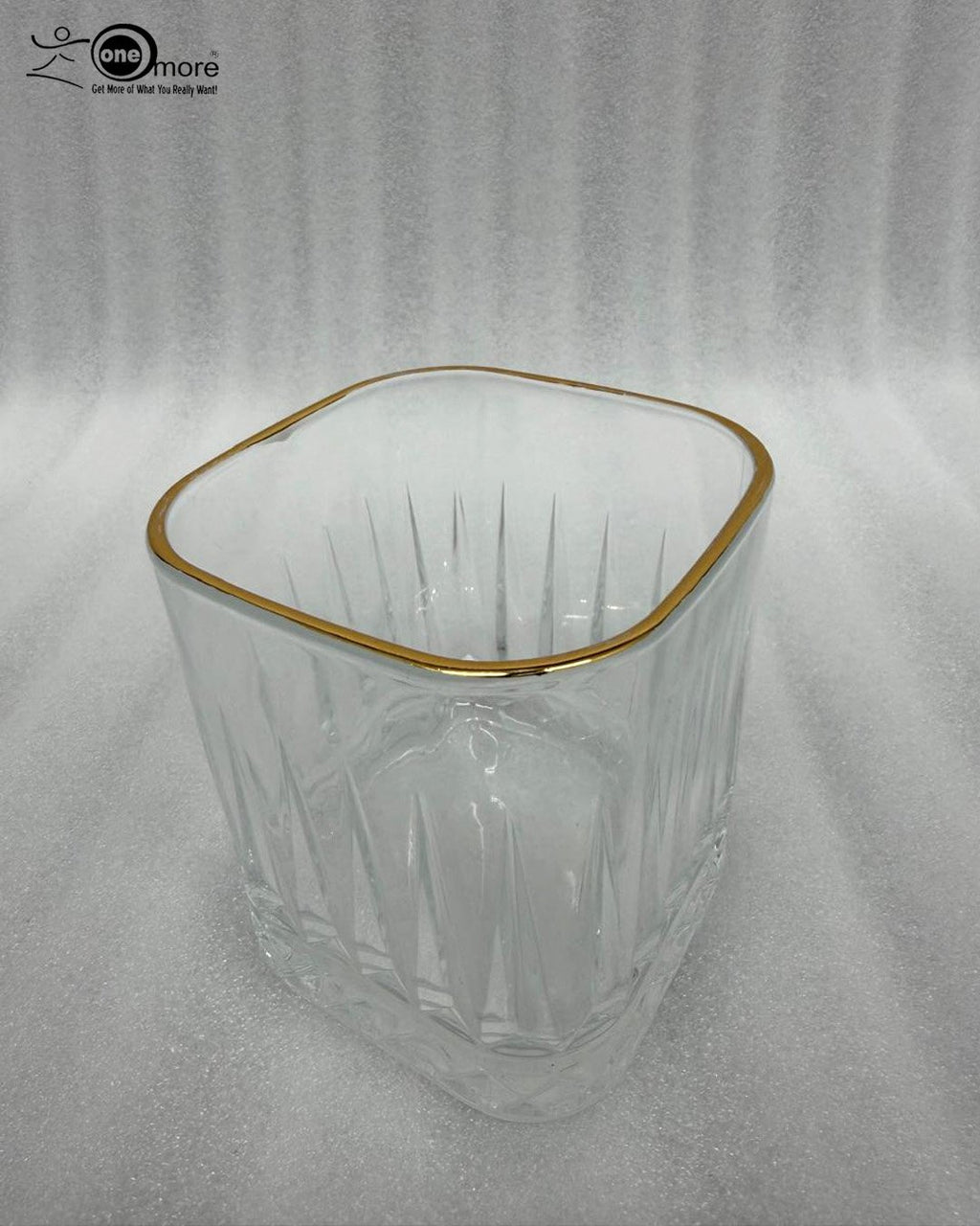 Royal Gold-Rimmed Crystal Whiskey Glasses – Set of 6