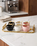 Luxury Ceramic Set with Serving Tray