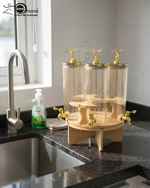 5.5L Triple Shaded Glass Beverage Dispenser