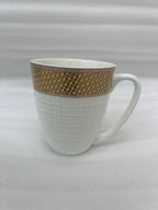 Elegance Weave Bone Mug Set