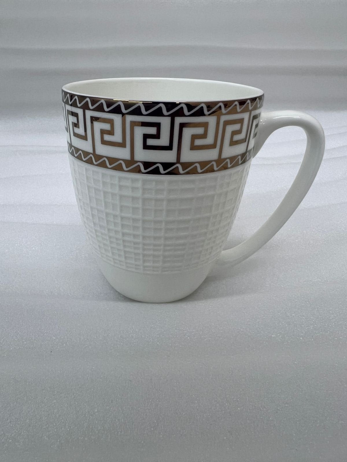 Regal Greek Key Bone China Mug Set