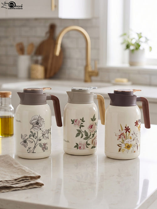 2L Vintage Floral Vacuum Thermal Flask