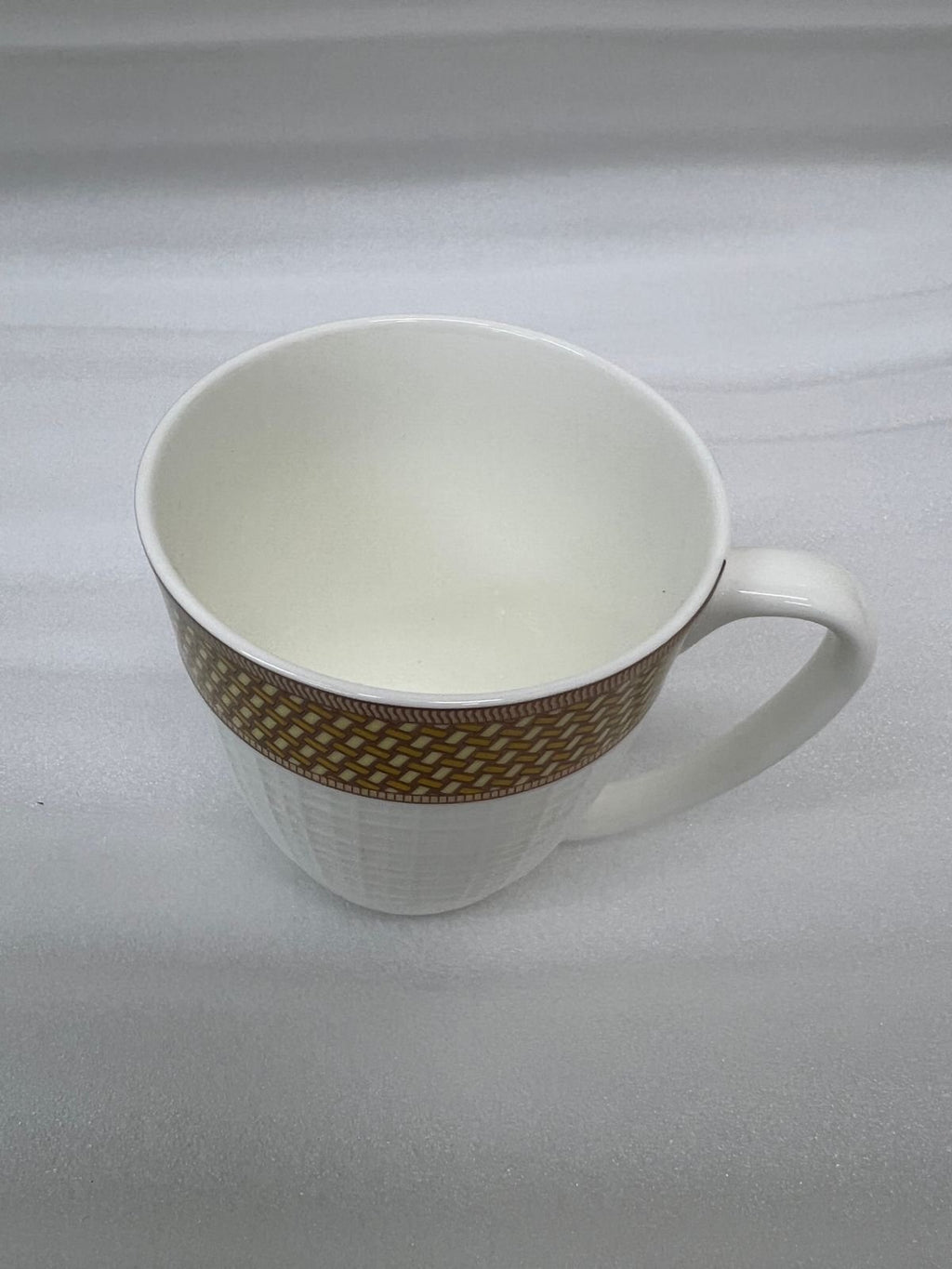 Elegance Weave Bone Mug Set
