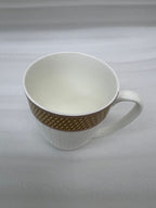 Elegance Weave Bone Mug Set