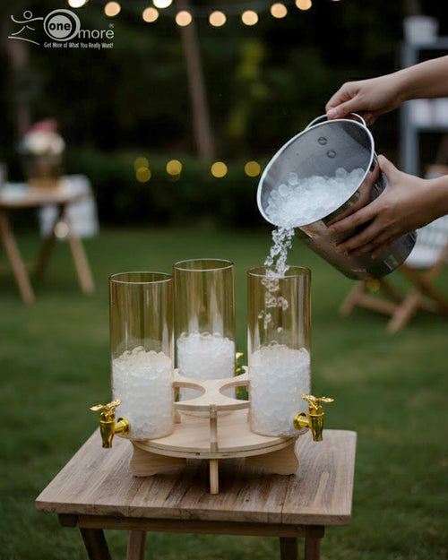 5.5L Triple Shaded Glass Beverage Dispenser