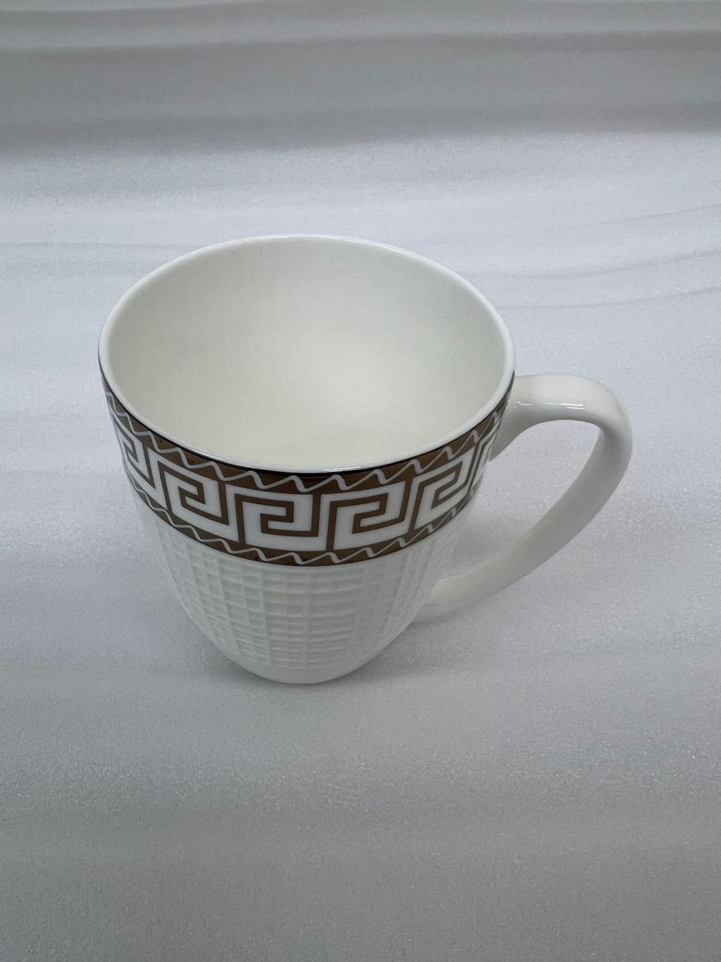 Regal Greek Key Bone China Mug Set