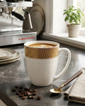 Elegance Weave Bone Mug Set