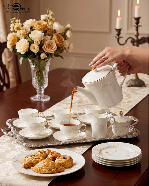 61-Piece Premium Super Bone China Dinner Set