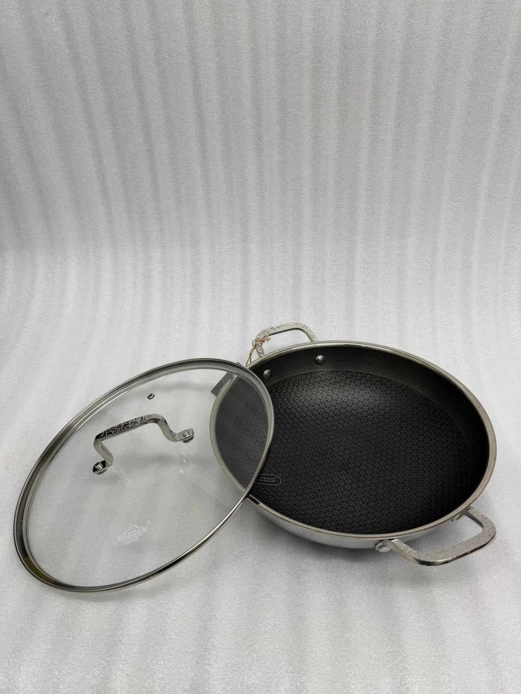 Honey Comb Laser-Etched Non-Stick Wok