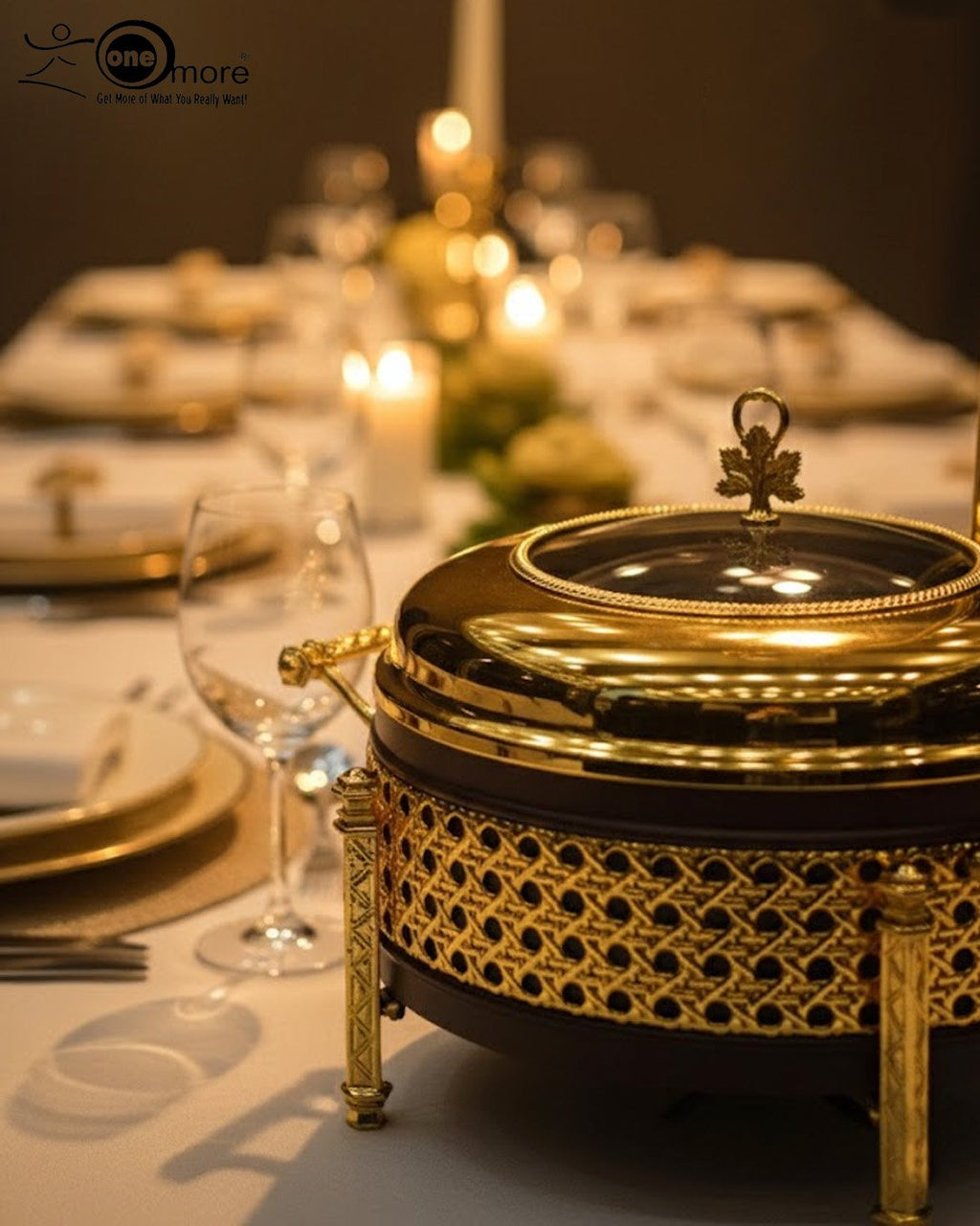 Gold Chafing Dish | Royal Buffet Serveware 1.5, 2.2 &amp; 3.2 Liter