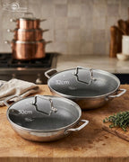 Honey Comb Laser-Etched Non-Stick Wok