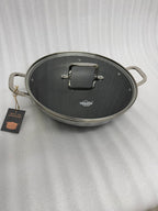 Honey Comb Laser-Etched Non-Stick Wok