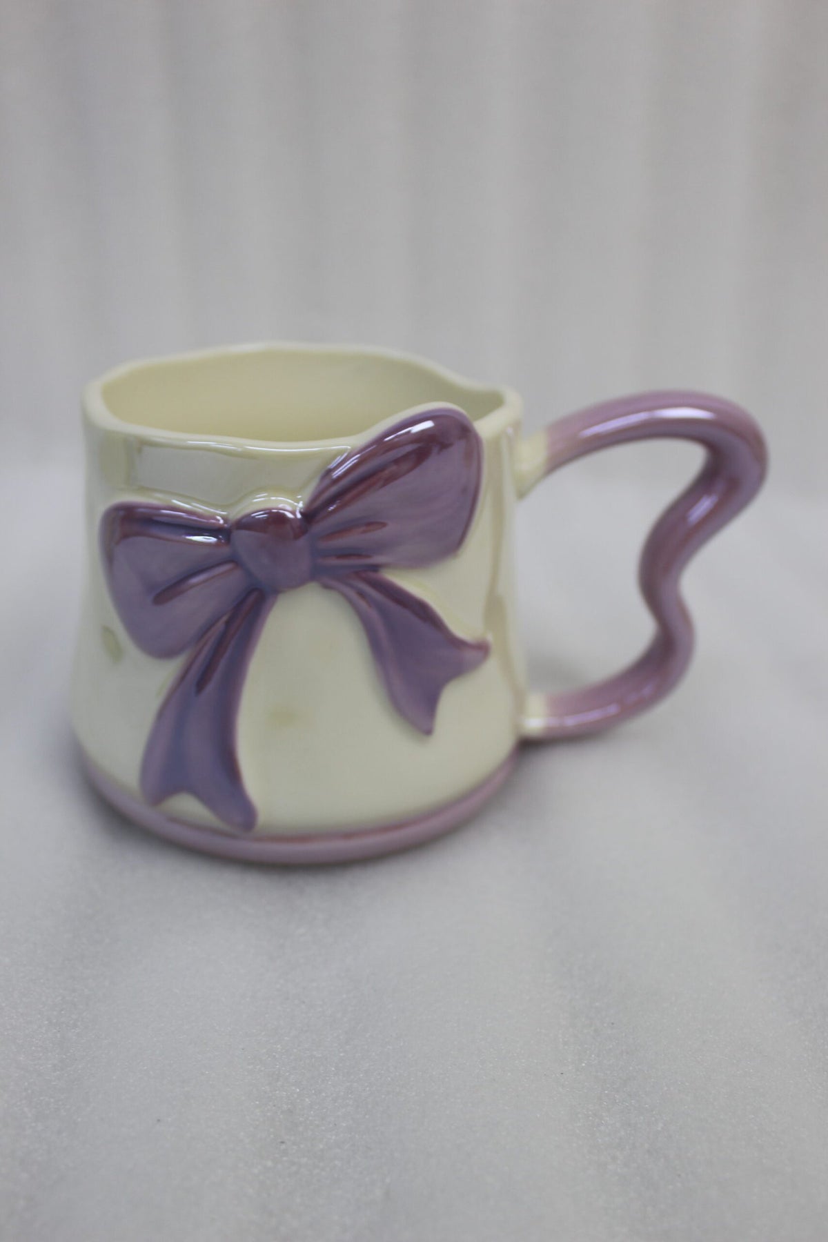 Cute Bow Ceramic Coffee Mugs