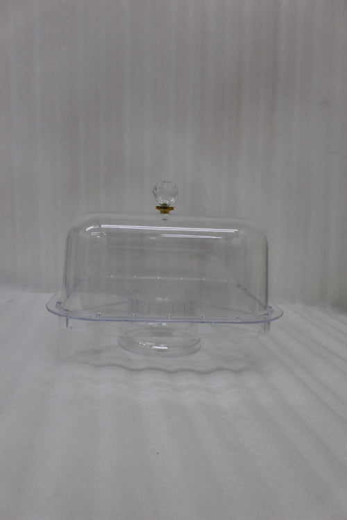 Acrylic Dry Fruit & Cake Serving Dish