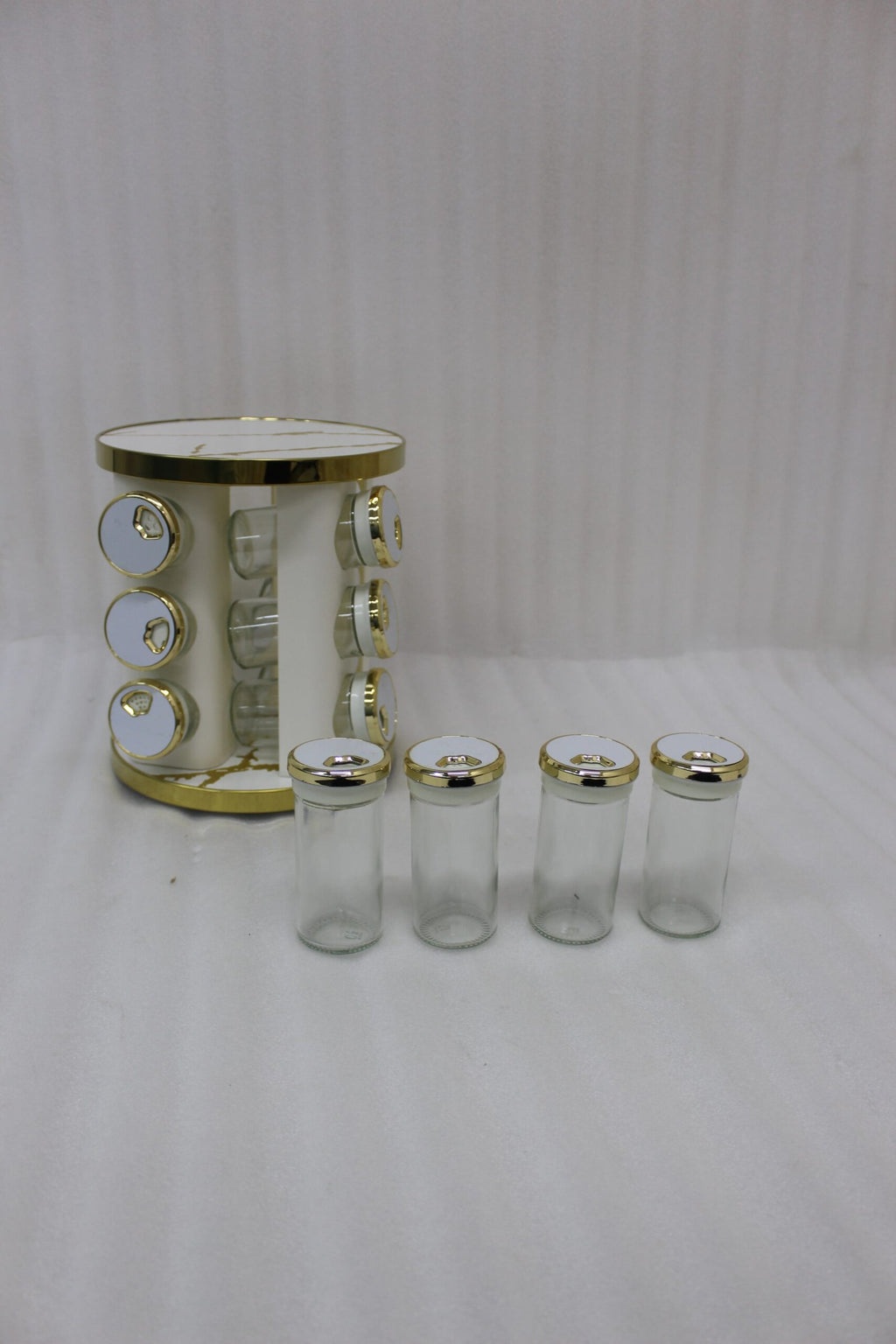 12-Piece Rotating Spice Rack Organizer