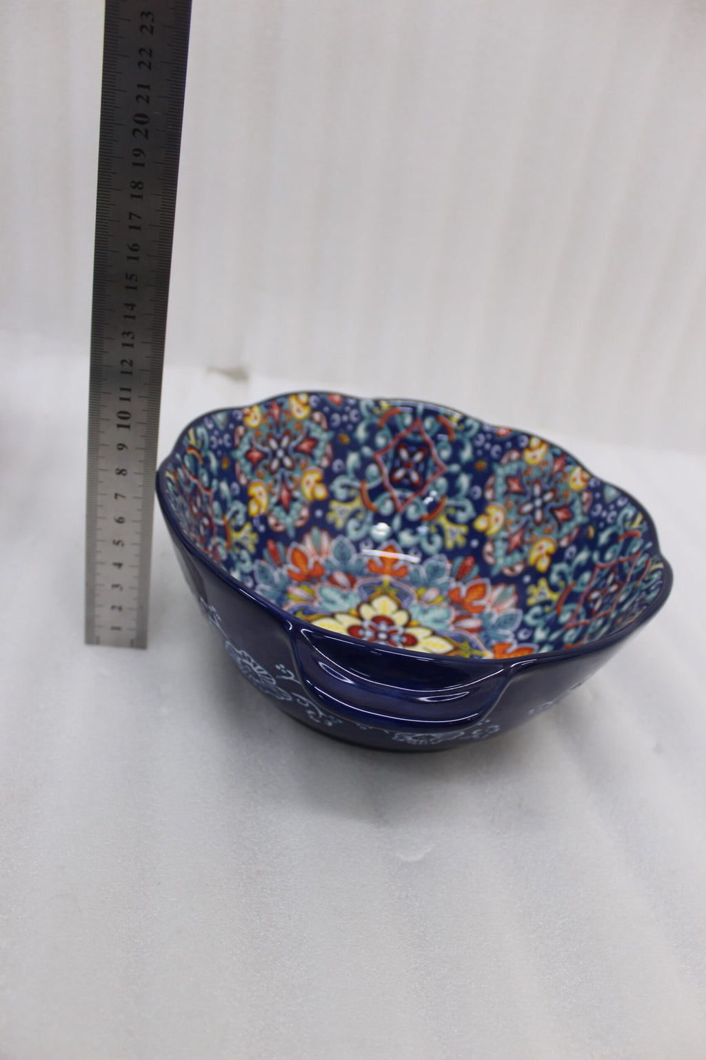 Marakish Ceramic Double Handle Bowl