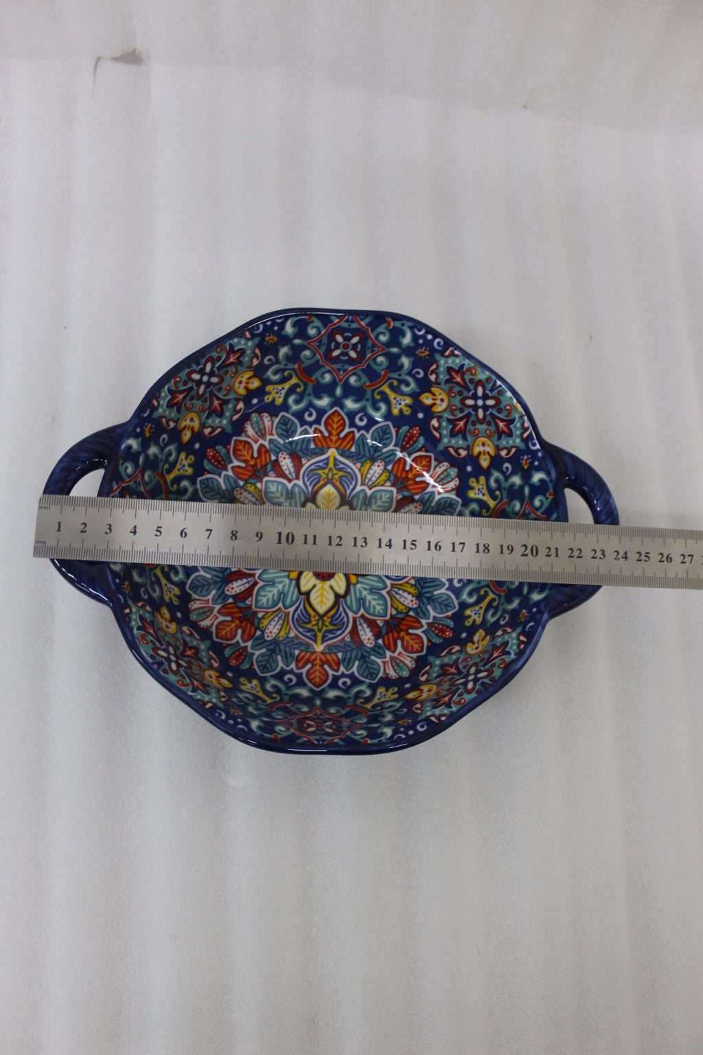 Marakish Ceramic Double Handle Bowl