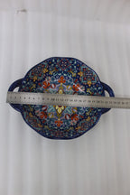 Marakish Ceramic Double Handle Bowl