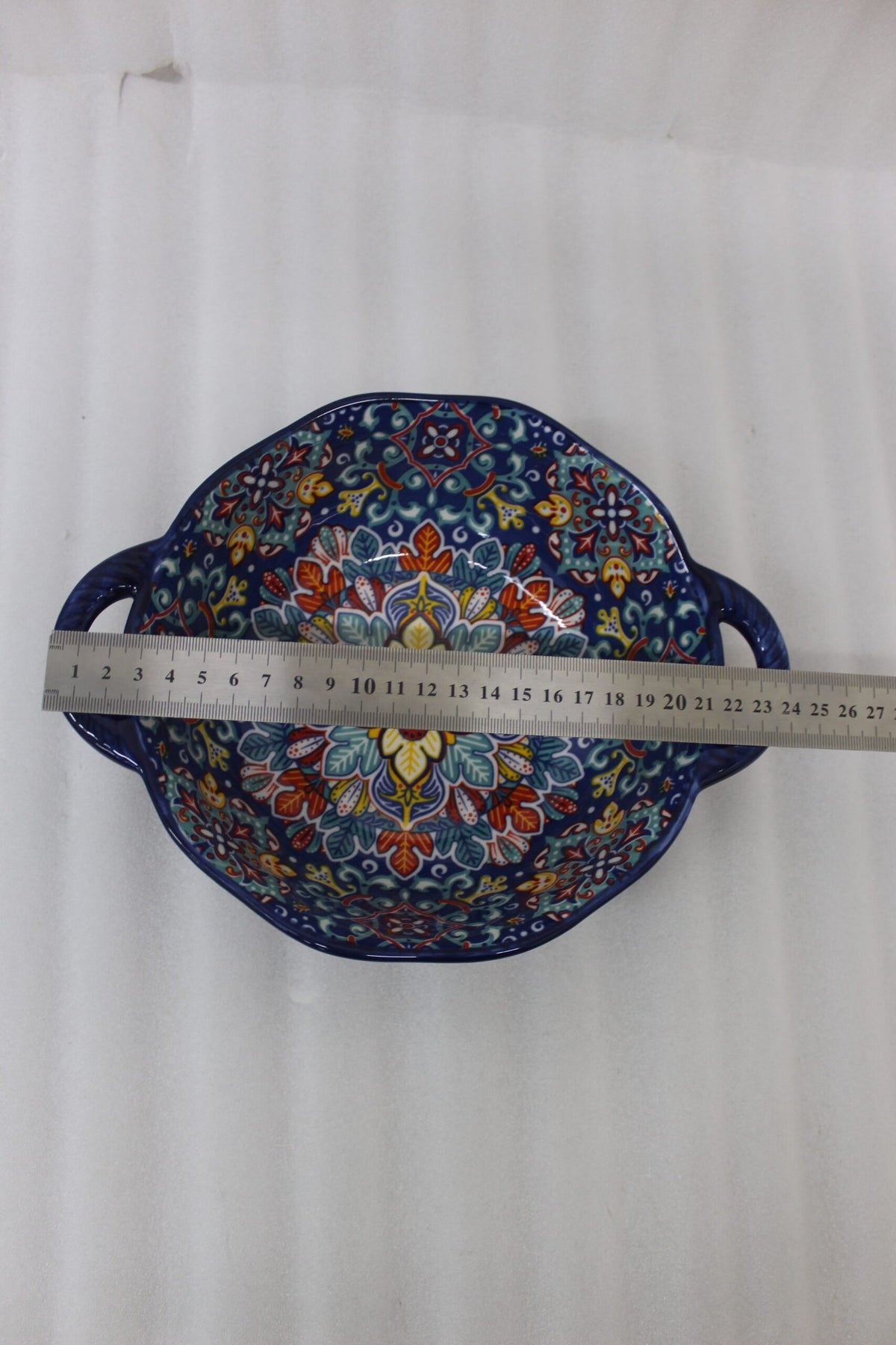 Marakish Ceramic Double Handle Bowl