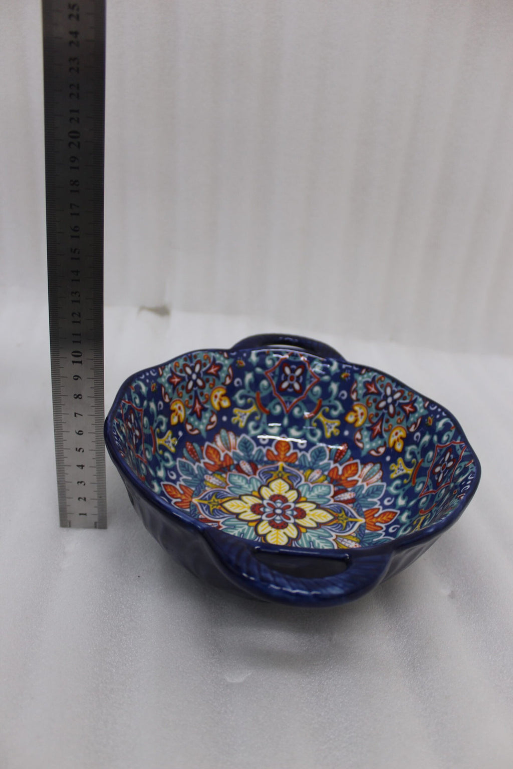 Marakish Ceramic Double Handle Bowl