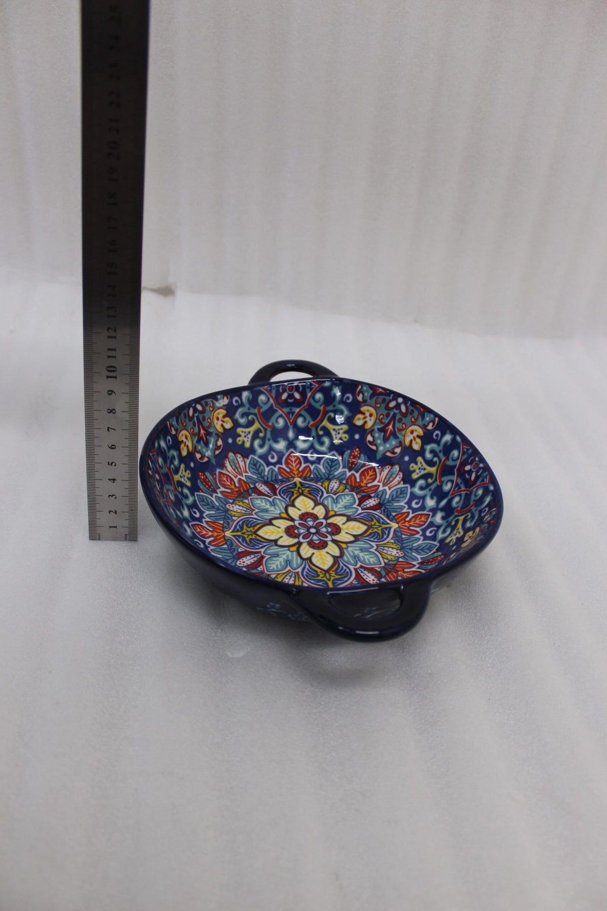 Marakish Ceramic Double Handle Bowl
