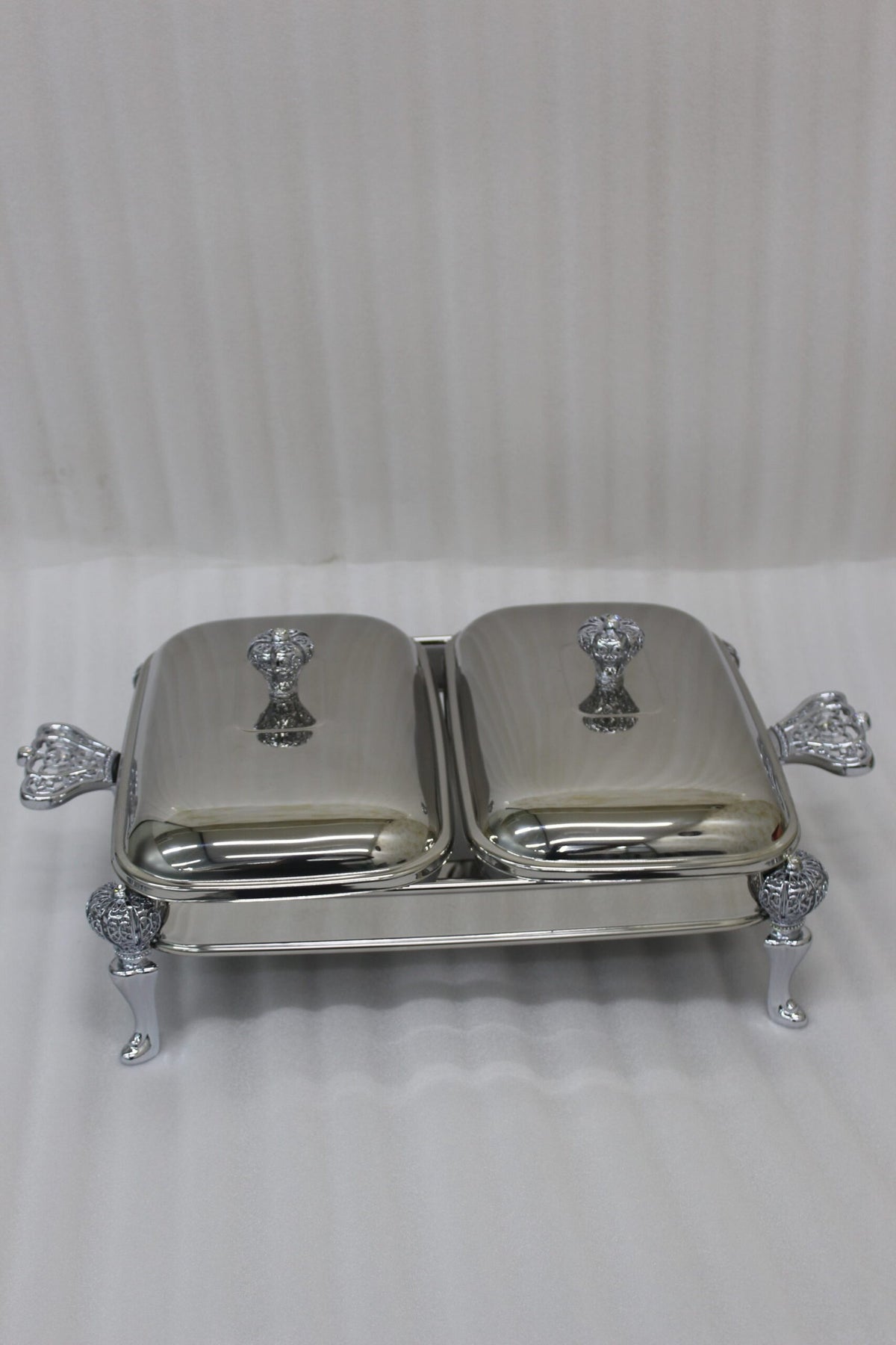 Elegant Double Slot Chafing Dish
