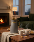Premium 1 Litre Insulated Flask – Elegant Design with Glass Lining New Style