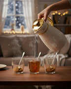 Premium 1 Litre Insulated Flask – Elegant Design with Glass Lining New Style